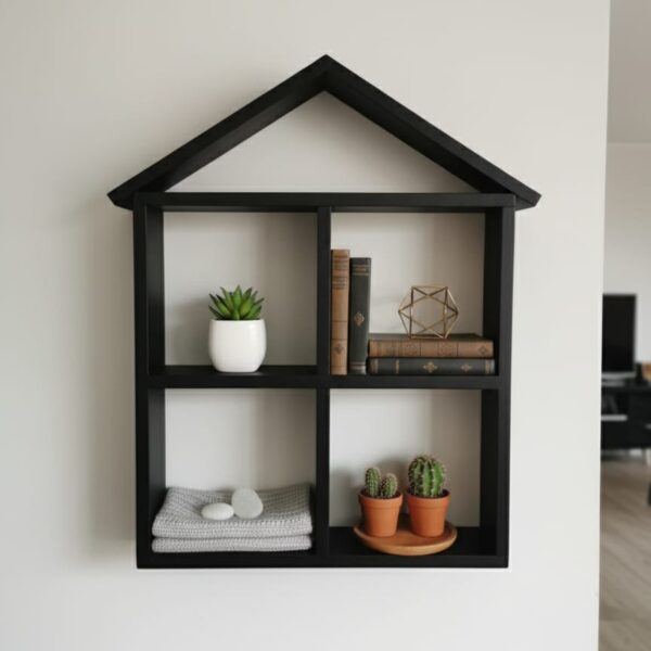 Handcrafted Wooden House Organizer/Wall Decor